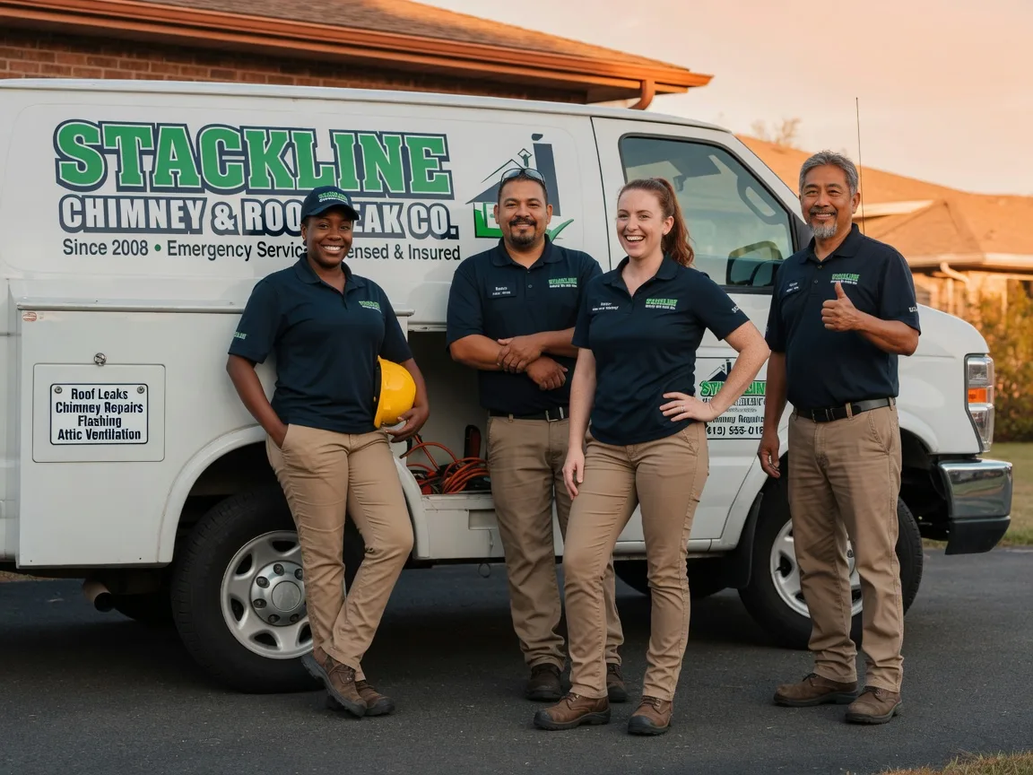 Chimney flashing repair company in Josephine, PA